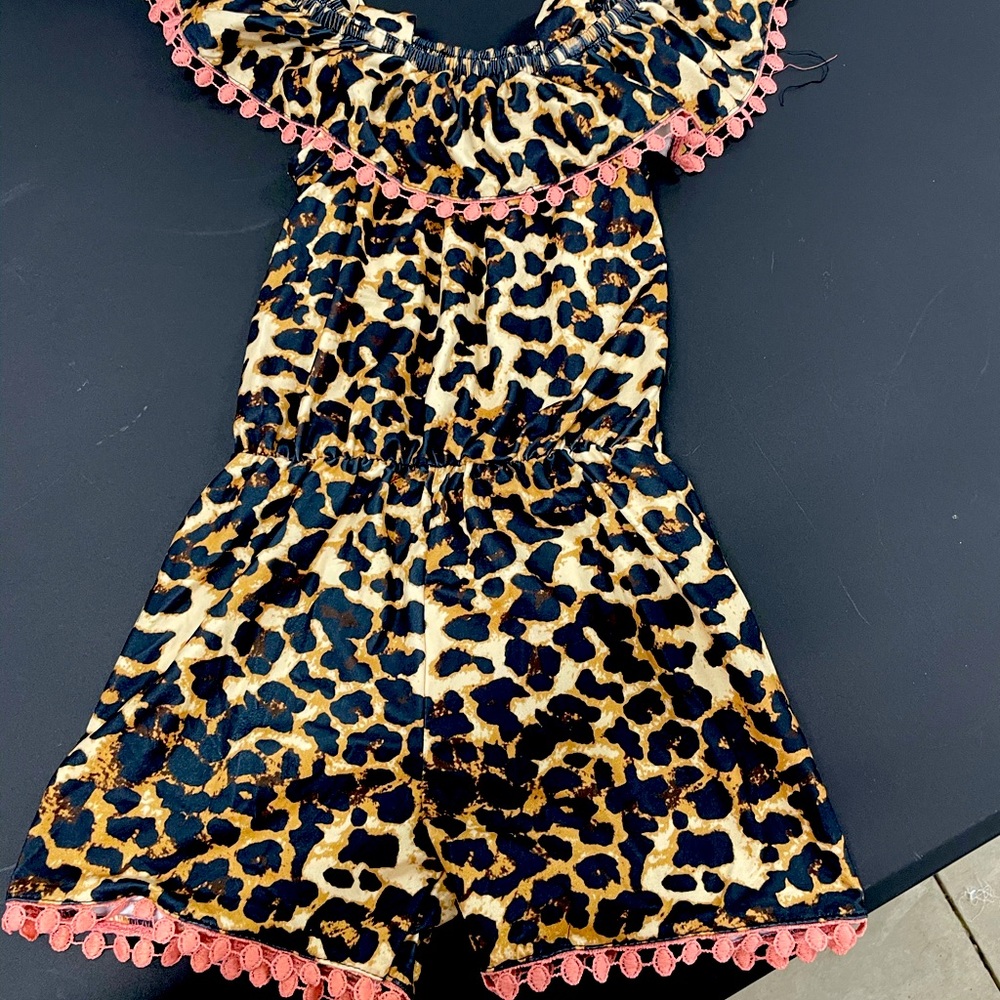 Cheetah romper